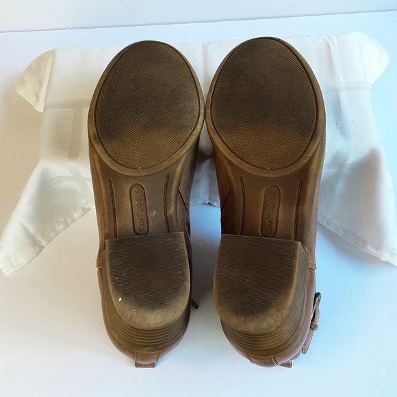 Kim Rogers Ankle Boot 9.5M Prima Bootie Oatmeal Light Brown Side Zip - Picture 10 of 13